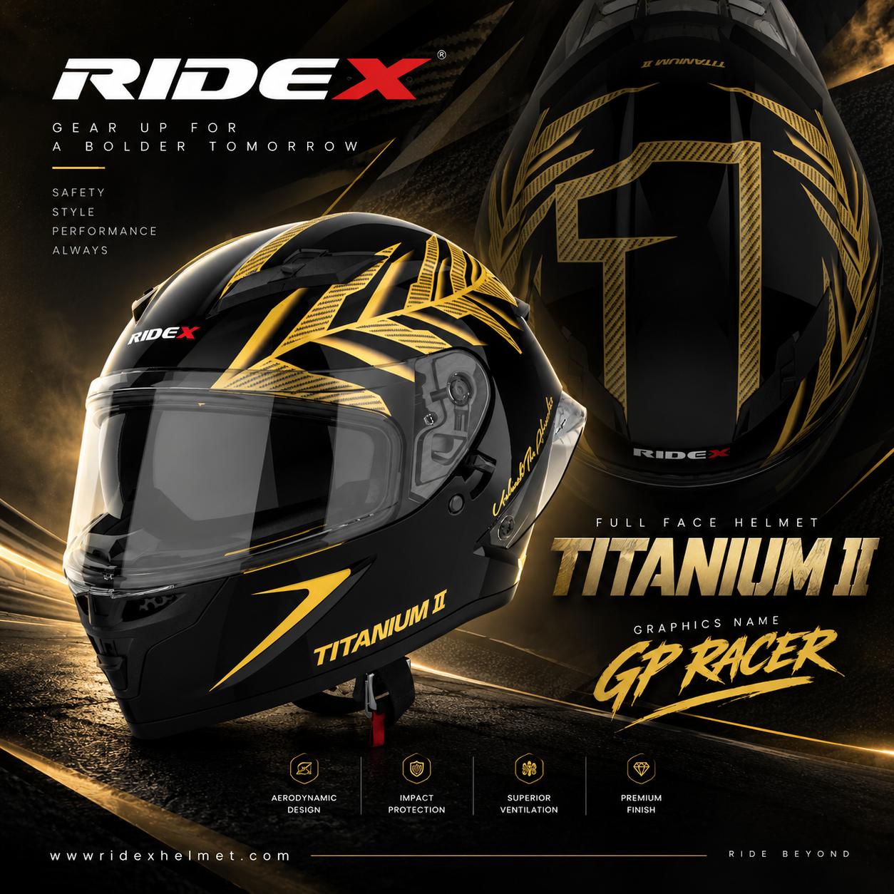 RIDEX TITANIUM G2 – GP RACER (Size L)